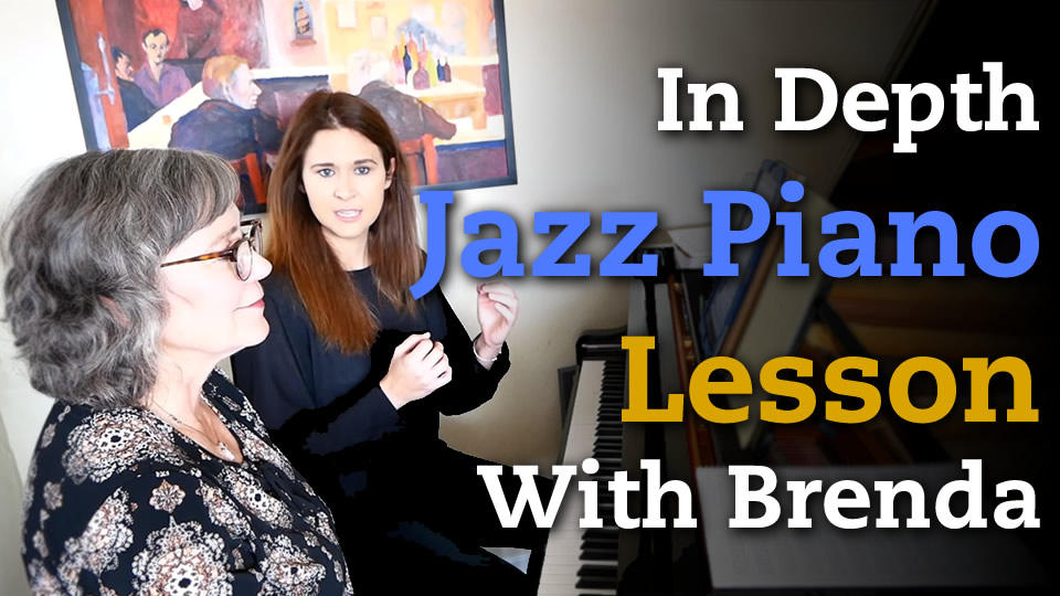 In Depth Jazz Piano Lesson With Brenda